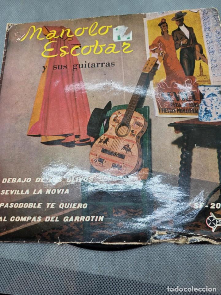 Discos de vinilo: Lote de 9 singles de MANOLO ESCOBAR - Foto 2