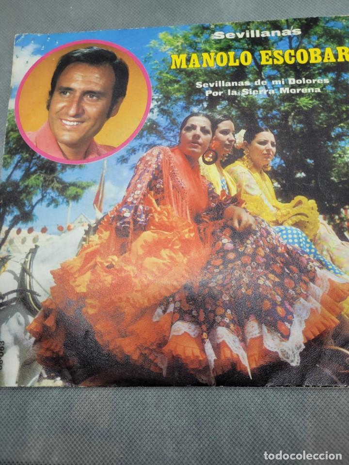 Discos de vinilo: Lote de 9 singles de MANOLO ESCOBAR - Foto 3