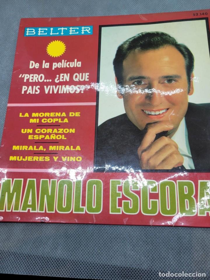 Discos de vinilo: Lote de 9 singles de MANOLO ESCOBAR - Foto 4