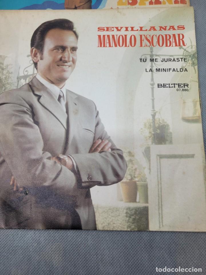 Discos de vinilo: Lote de 9 singles de MANOLO ESCOBAR - Foto 7