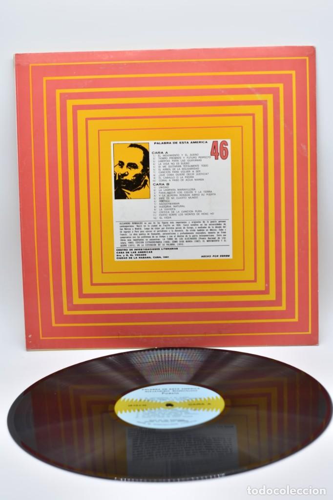 Discos de vinilo: Alejandro Romualdo Lp Poes&iacute;a - Foto 2