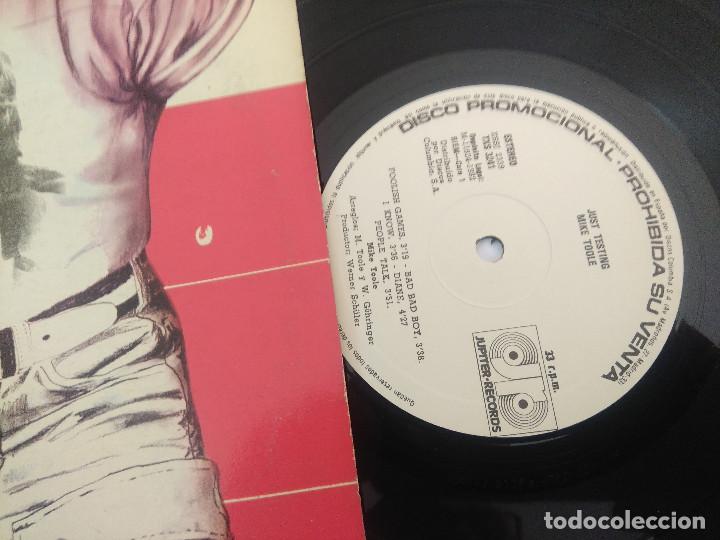 Discos de vinilo: MIKE TOOLE/JUST TESTING/VINILO PROMOCIONAL. - Foto 2