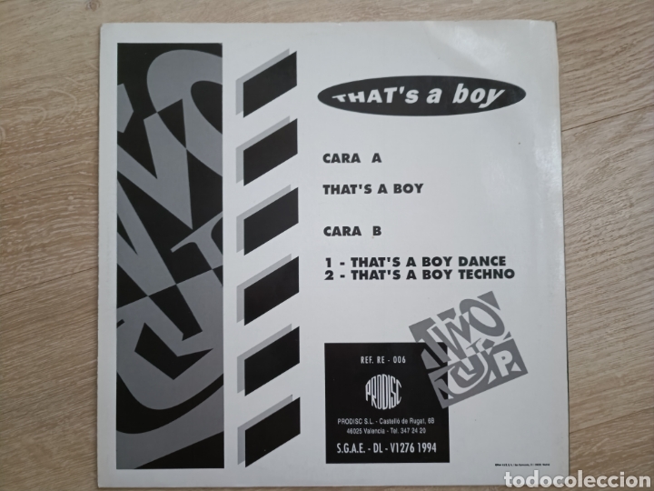 Discos de vinilo: THATS A BOY - TWO TO UP - 1994 - Foto 2