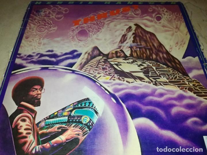 Discos de vinilo: HERBIE HANCOCK-THRUST-PRIMERA EDICION ESPA&Ntilde;OLA 1975 - Foto 1
