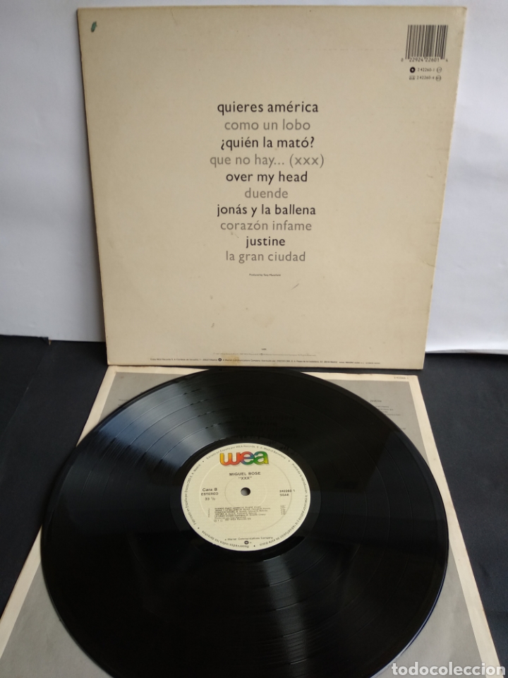 Discos de vinilo: *BOSE. XXX. SPAIN. WEA. 1987. LA.2 - Foto 2