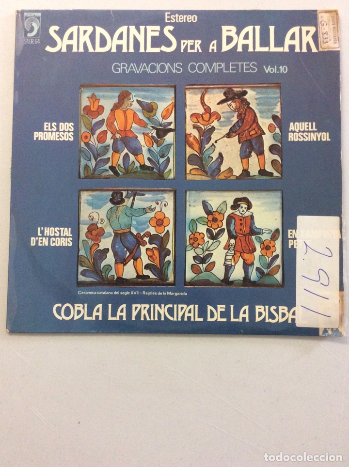 Discos de vinilo: Sardanes per a ballar. Cobla la Principal de la Bisba. - Foto 1