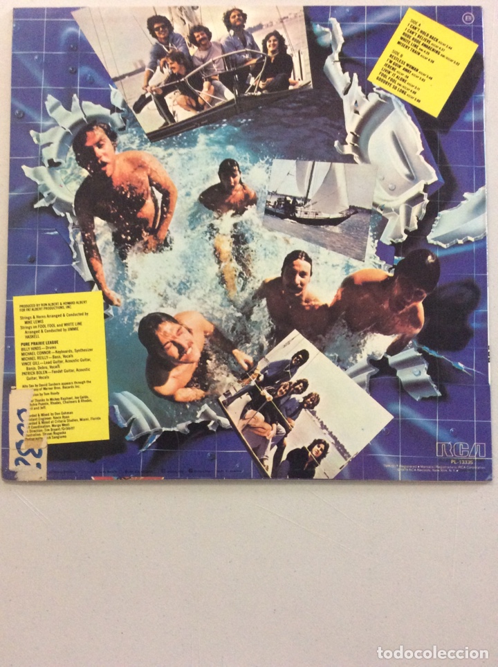 Discos de vinilo: Pure prairie league. Can&rsquo;t hold back. - Foto 2