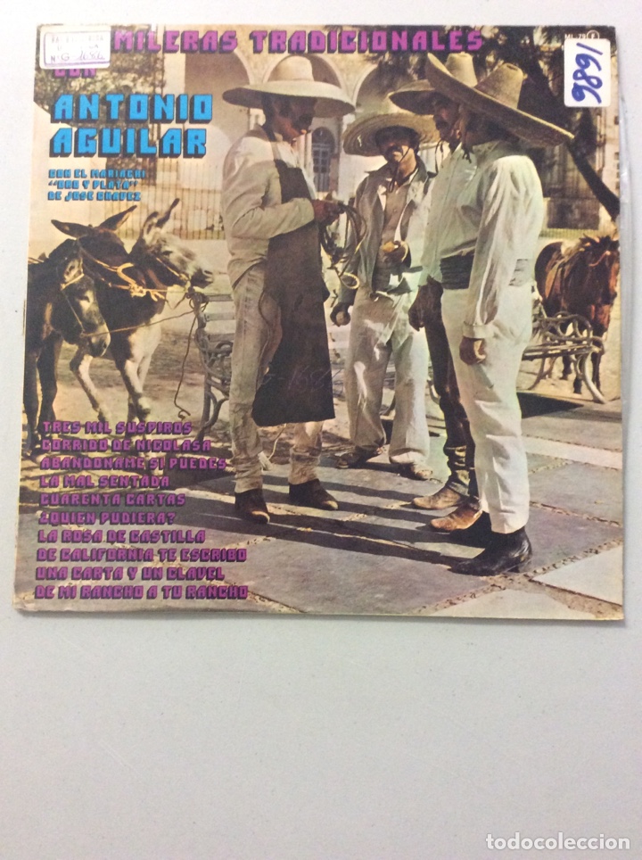 Discos de vinilo: Antonio Aguilar. Cuamileras tradicionales. - Foto 1