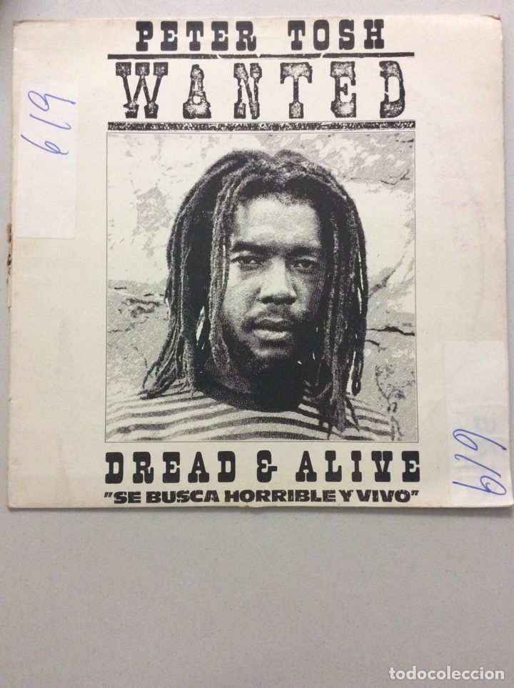 Discos de vinilo: Peter Tosh. Wanted. Dread & Alive - Foto 1