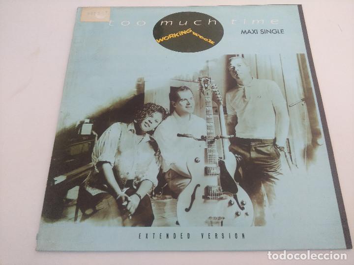 Discos de vinilo: WORKING WEEK/TOO MUCH TIME/VINILO MAXI. - Foto 1