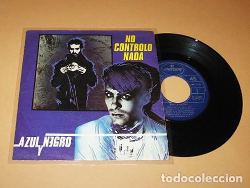 Discos de vinilo: AZUL Y NEGRO - NO CONTROLO NADA - SINGLE - 1981 - Foto 1