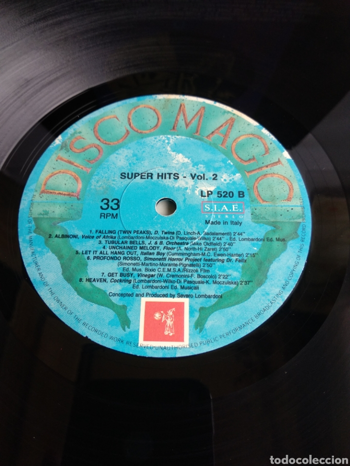 Discos de vinilo: *SUPER HITS. ITALY. DISCO MAGIC. 1991. LA.1 - Foto 3