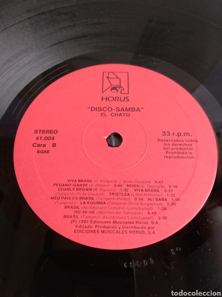 Discos de vinilo: *DISCO SAMBA. SPAIN. HORUS. 1987. B.5 - Foto 3
