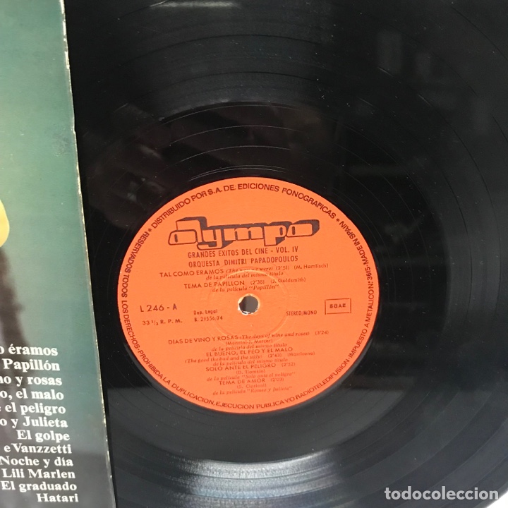 Discos de vinilo: VINILO GRANDES EXITOS DEK CINE VOL4 - Foto 2
