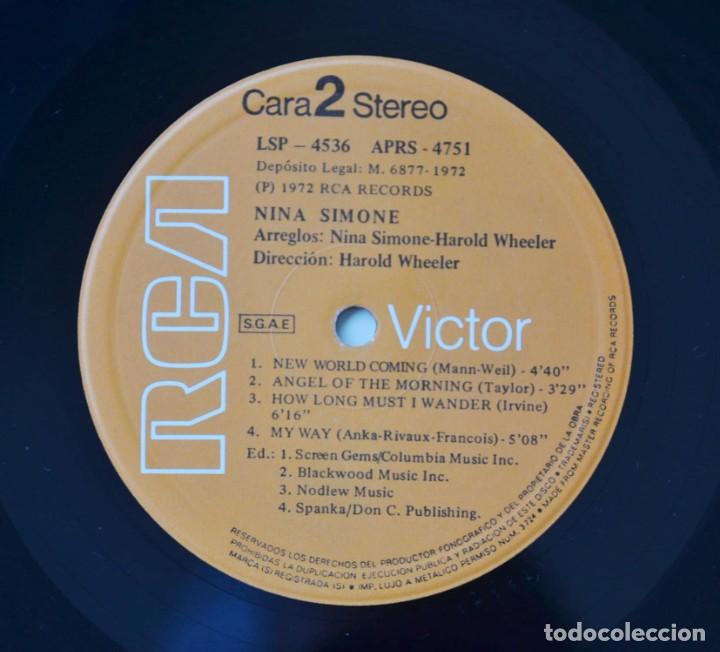Discos de vinilo: Nina Simone 1972 RCA Victor LP Vinilo - Foto 3