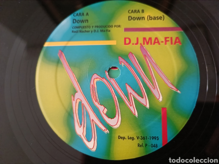 Discos de vinilo: D.J. MA-FIA - DOWN - 1995 - Foto 3