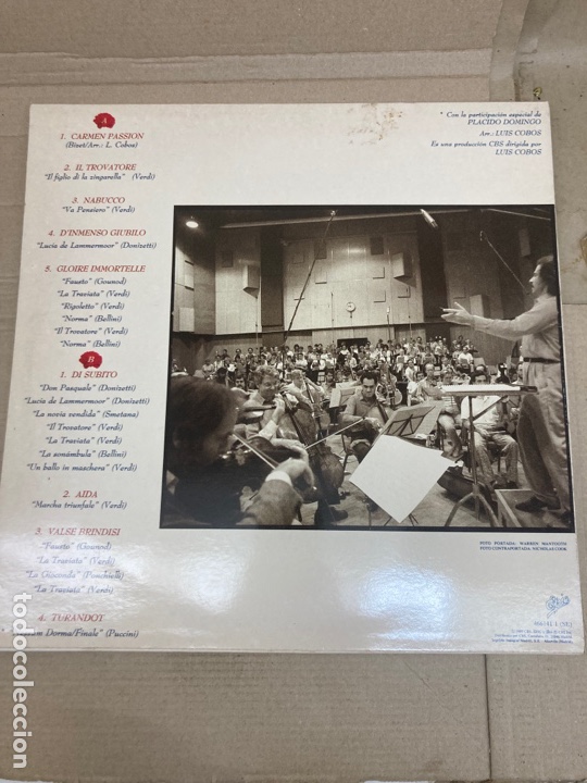 Discos de vinilo: Disco de vinilo Luis Cobos &oacute;pera magna - Foto 2