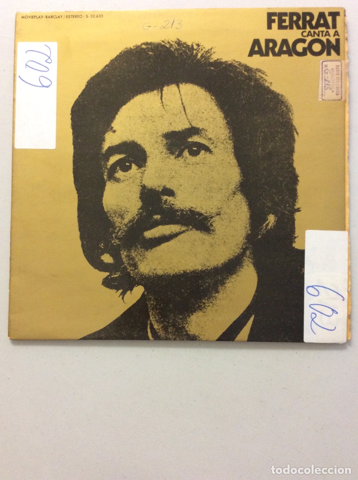 Discos de vinilo: Ferrat canta a Aragon. - Foto 1