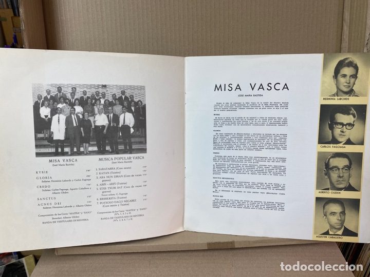 Discos de vinilo: LP MISA VASCA - Foto 3