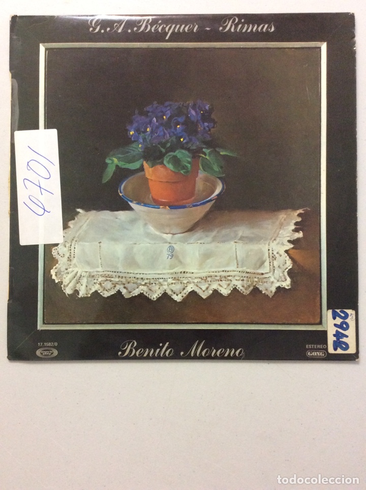 Discos de vinilo: Benito Moreno. G. A. B&eacute;cquer. Rimas. - Foto 1