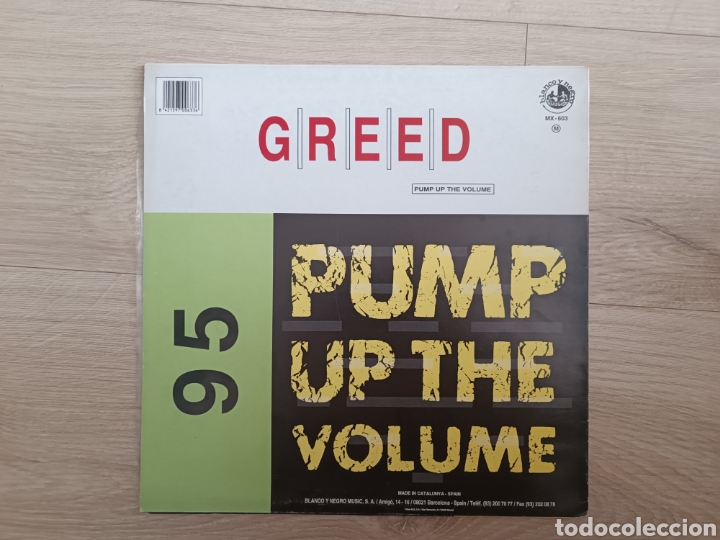 Discos de vinilo: GREED - PUMP UP THE VOLUME - 95 - Foto 2