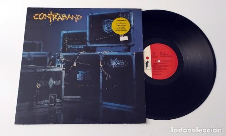 Discos de vinilo: LP CONTRABAND - CONTRABAND - Foto 3