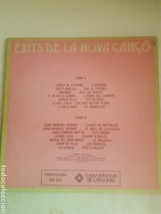 Discos de vinilo: &Egrave;xits de la nova can&ccedil;&oacute;. Serrat, Llach, Raimon, Sisa... - Foto 2