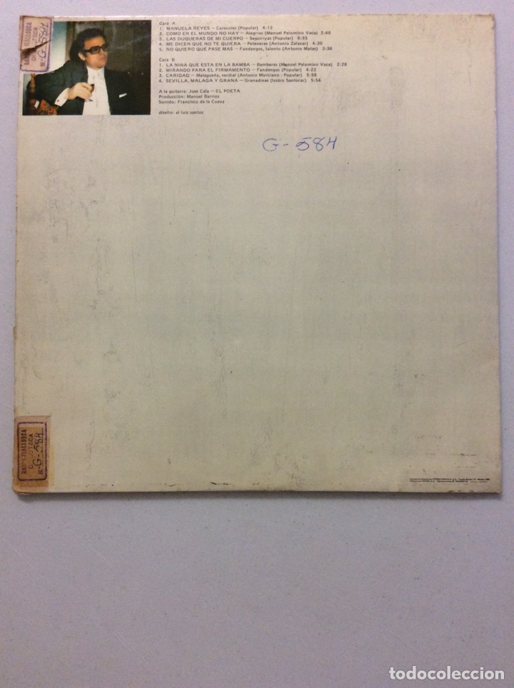 Discos de vinilo: Pepe Sanlucar. - Foto 2