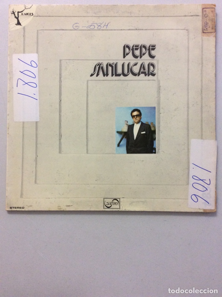 Discos de vinilo: Pepe Sanlucar. - Foto 1