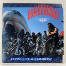 Discos de vinilo: SINGLE BOMBARDEROS - FLYIN' LIKE A RAINBOW - ESPAÑA - AÑO 1990 - PROMOCIONAL