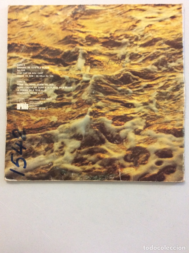 Discos de vinilo: Lluis Llach. El meu Amic el mar. - Foto 2