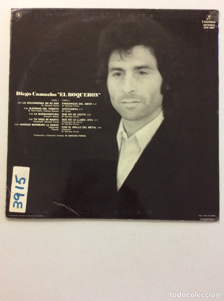 Discos de vinilo: Diego Camacho El Boqueron. - Foto 2
