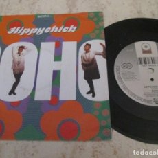 Discos de vinilo: SOHO - HIPPYCHICK / TAXI. 7” SINGLE, EUROPEAN SOLID CENTER 1990 EDITION. MAGNÍFICO ESTADO. Lote 349029929