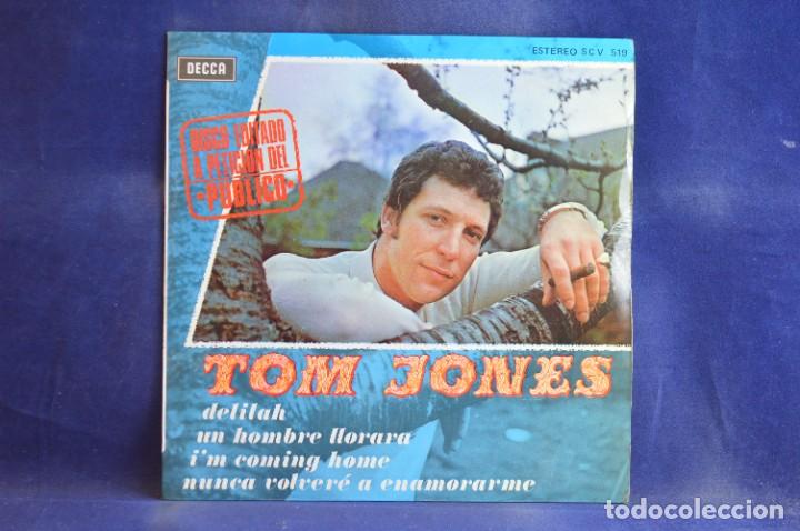 Discos de vinilo: TOM JONES - DELILAH + 3 - EP - Foto 1