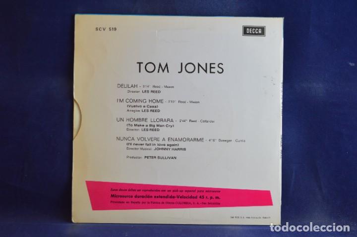 Discos de vinilo: TOM JONES - DELILAH + 3 - EP - Foto 2