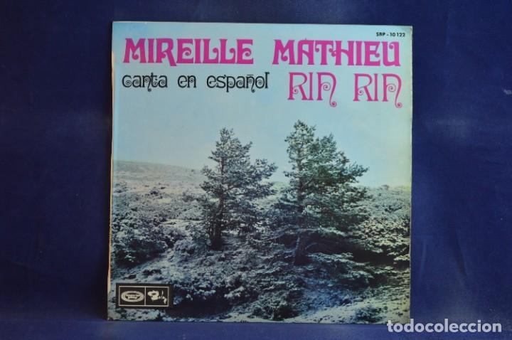 Discos de vinilo: MIREILLE MATHIEU - MIREILLE MATHIEU CANTA EN ESPA&Ntilde;OL, RIN RIN + 3 - EP - Foto 1