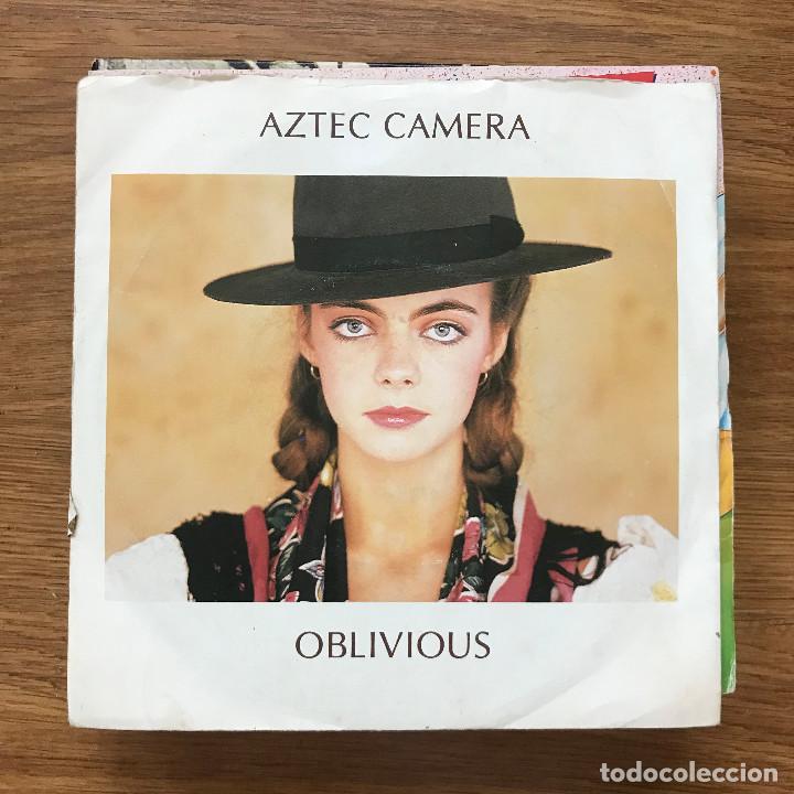 Discos de vinilo: AZTEC CAMERA - OBLIVIOUS - SINGLE ROUGH TRADE UK 1982 - Foto 1