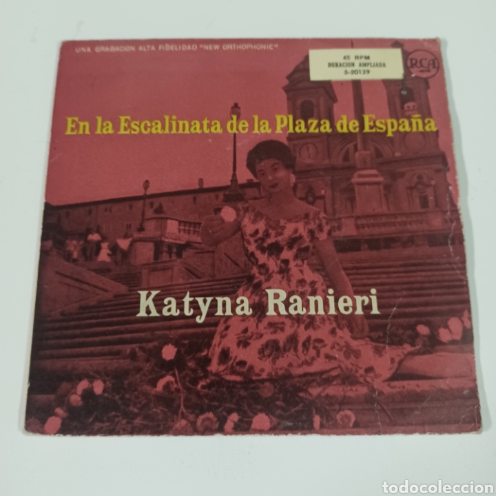 Discos de vinilo: KATYNA RAINIERI - EN LA ESCALINATA DE LA PLAZA DE ESPA&Ntilde;A - Foto 1
