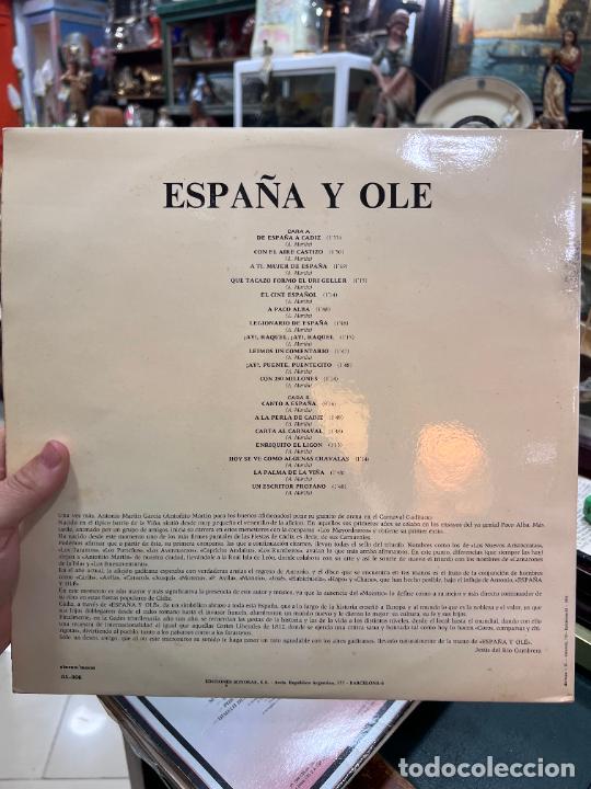 Discos de vinilo: LP COMPARSA ESPA&Ntilde;A Y OLE - CARNAVAL DE CADIZ - Foto 2