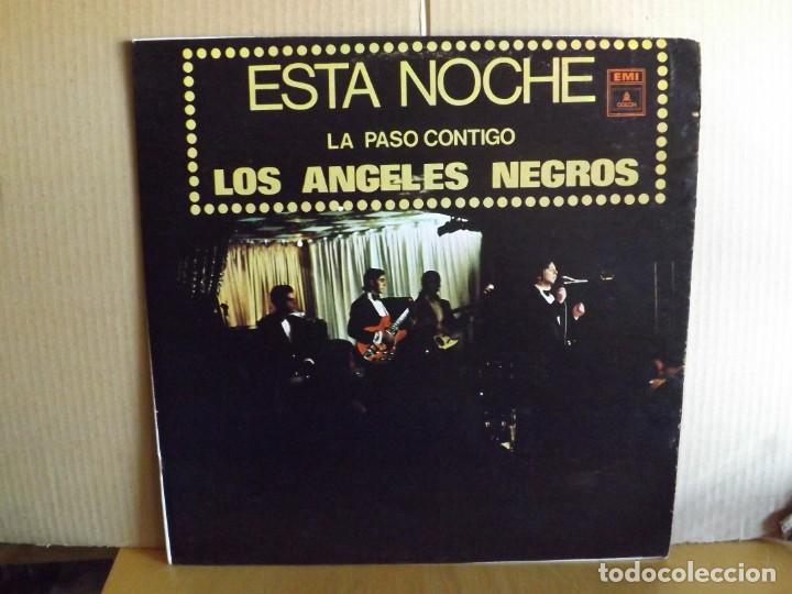 Vinyl records: LOS ANGELES NEGROS ----- ESTA NOCHE LA PASO CONTIGO