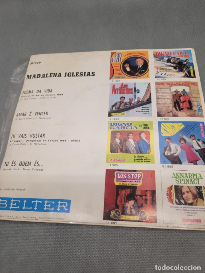Discos de vinilo: Vinilo Single MADALENA IGLESIAS - Foto 2