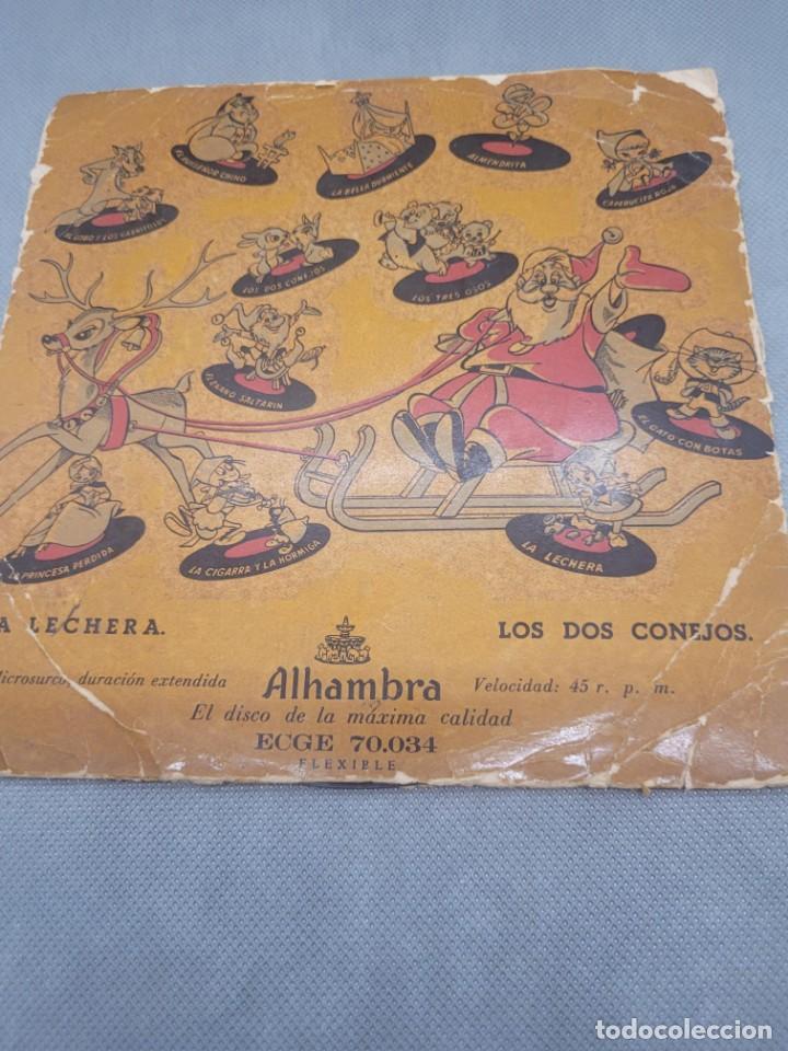 Discos de vinilo: Vinilo single muy antiguo La lechera y los dos conejos - Foto 1
