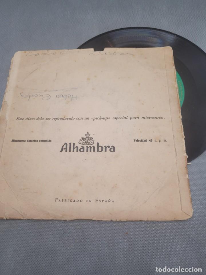 Discos de vinilo: Vinilo single muy antiguo La lechera y los dos conejos - Foto 2