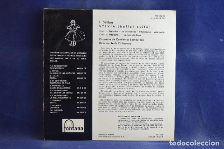 Discos de vinilo: L. DELIBES: SYLVIA - SERIE BALLET - SINGLE - Foto 2
