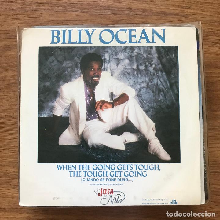 Discos de vinilo: BILLY OCEAN - WHEN THE GOING GETS TOUGH - SINGLE SANNI 1986 - Foto 1