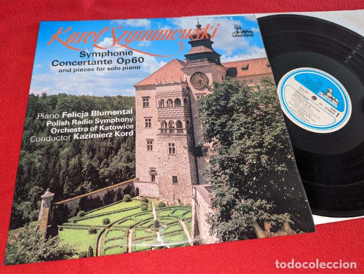 Dischi in vinile: POLISH RADIO+ORQ.KATOWICE Dir;Kord PIANO FELICJA BLUMENTAL Karol Szymanowski SYMPH. op.60+ LP 1977 H