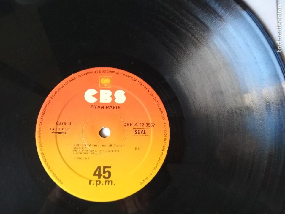 Discos de vinilo: ryan paris dolce vita - Foto 2