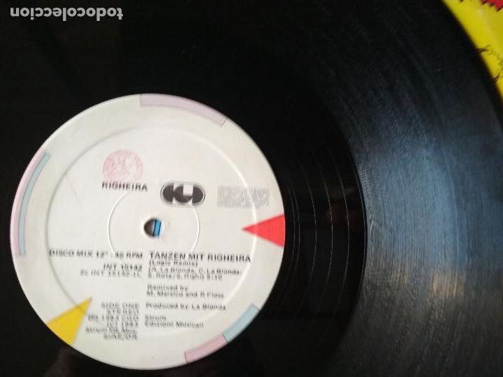 Discos de vinilo: righeira, tanzen mit 1983 - Foto 2