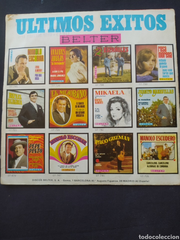 Discos de vinilo: Single Dolores Vargas - Foto 2