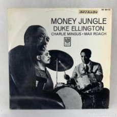 Disques de vinyle: LP DUKE ELLINGTON / CHARLES MINGUS / MAX ROACH - MONEY JUNGLE - ESPAÑA - AÑO 1968. Lote 349140744